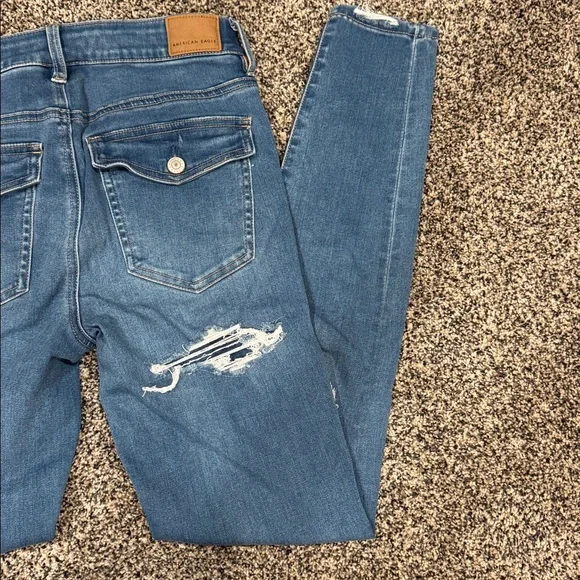 AE Next Level Patched High-Waisted Jegging NWOT - Picture 7 of 12